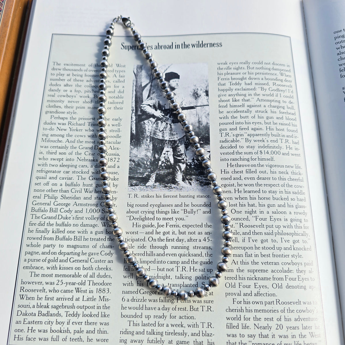 Navajo Pearl Bubble Necklace (17.75")