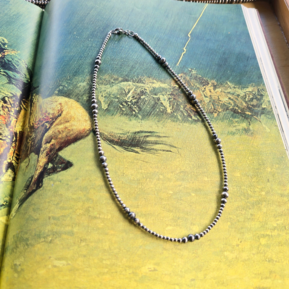 Graduated Navajo Pearl Necklace (16.5")