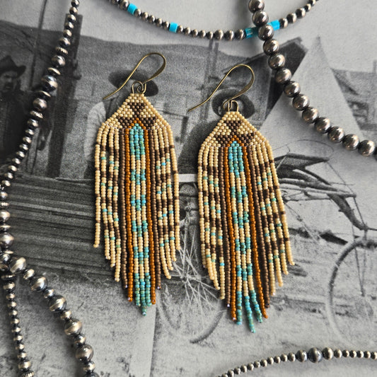 Fringe Earrings "Sierra Skies"