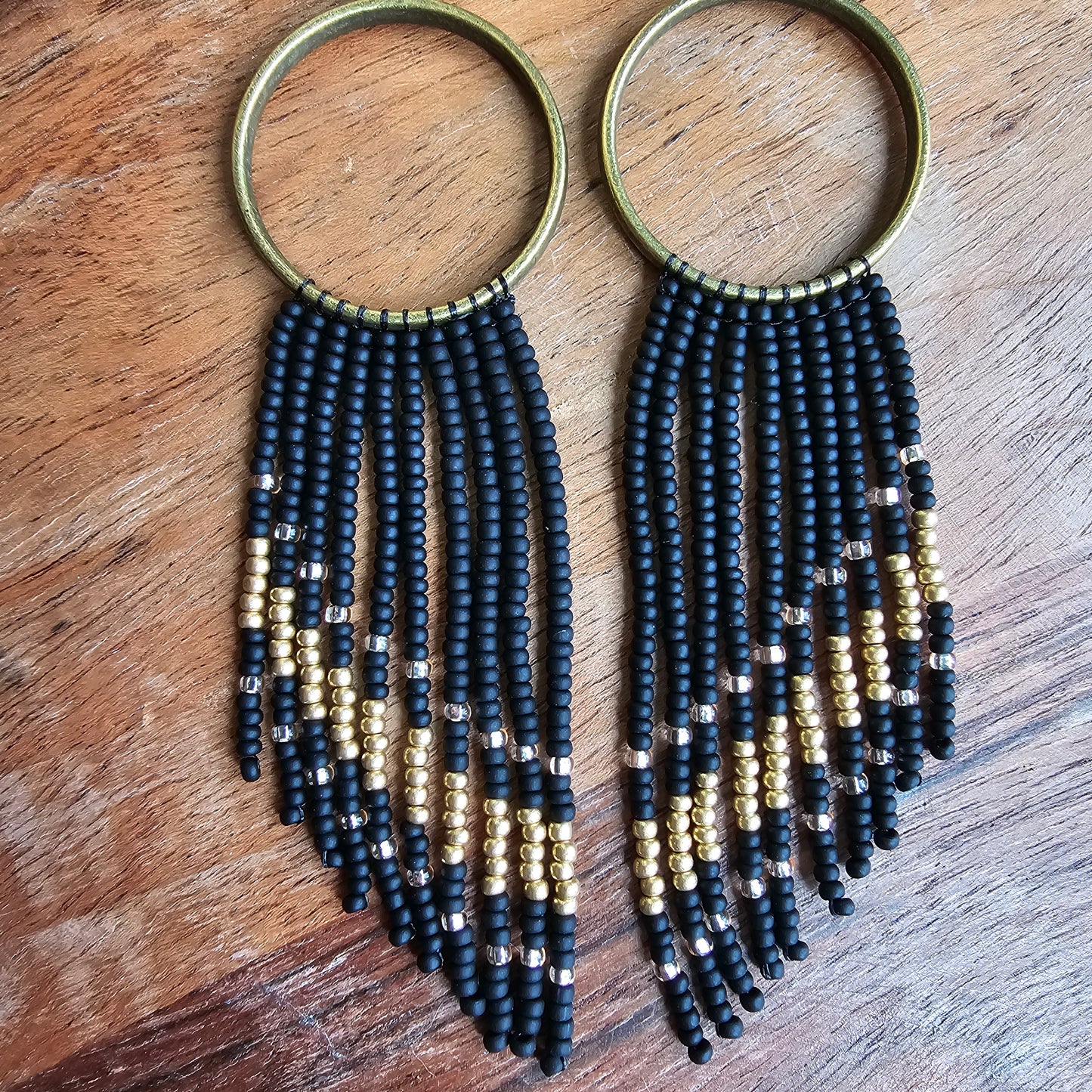 Fringe Earrings "Night on the Town"