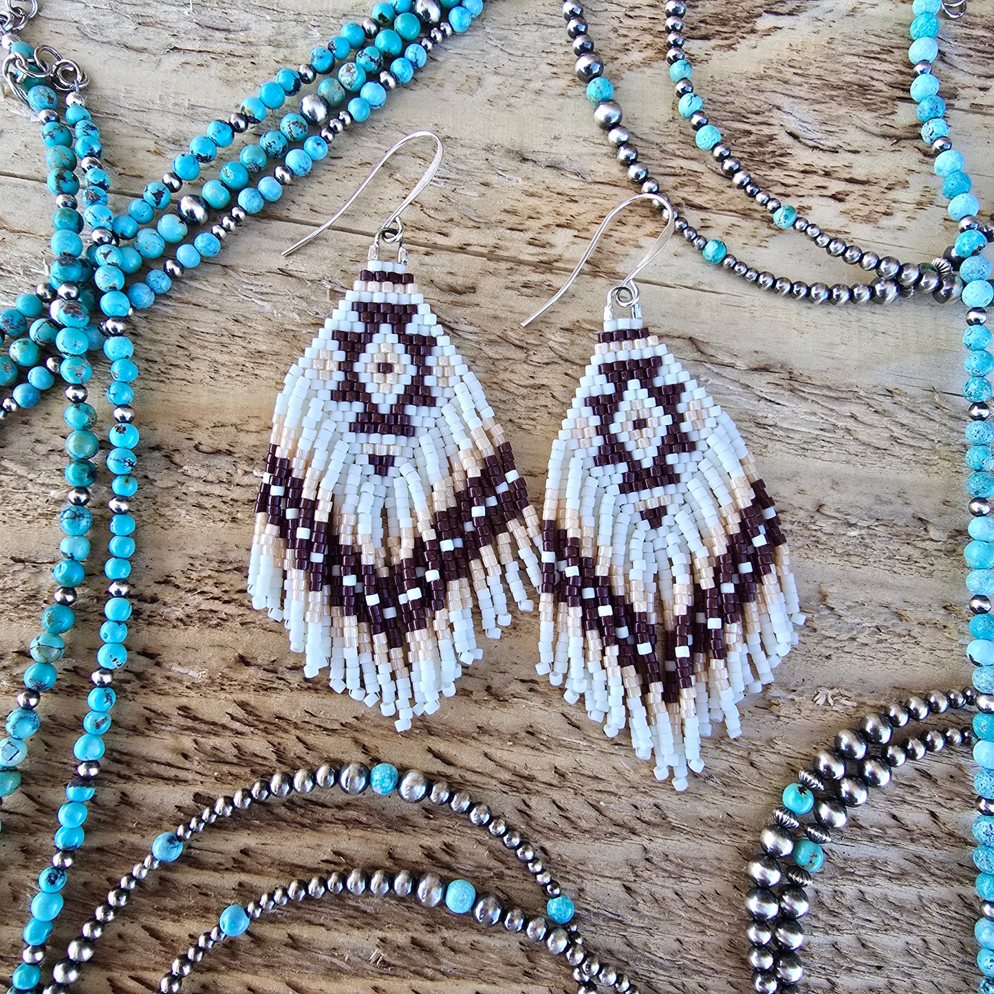 Mini Fringe Earrings "Country State of Mind"