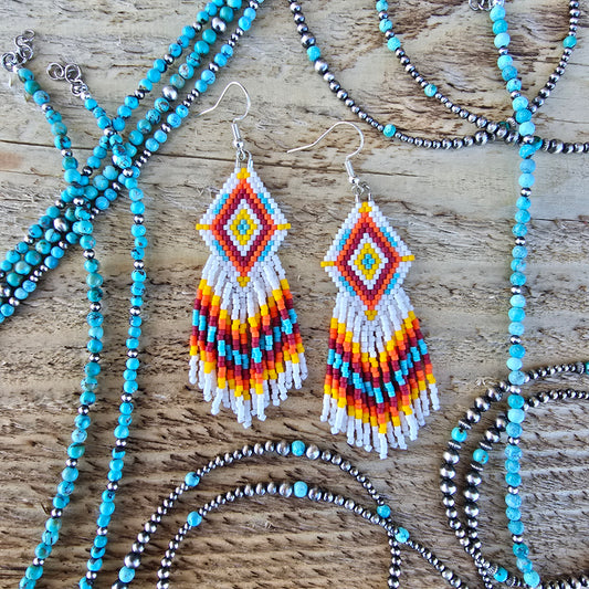 Mini Fringe Earrings "Sweet Summertime"