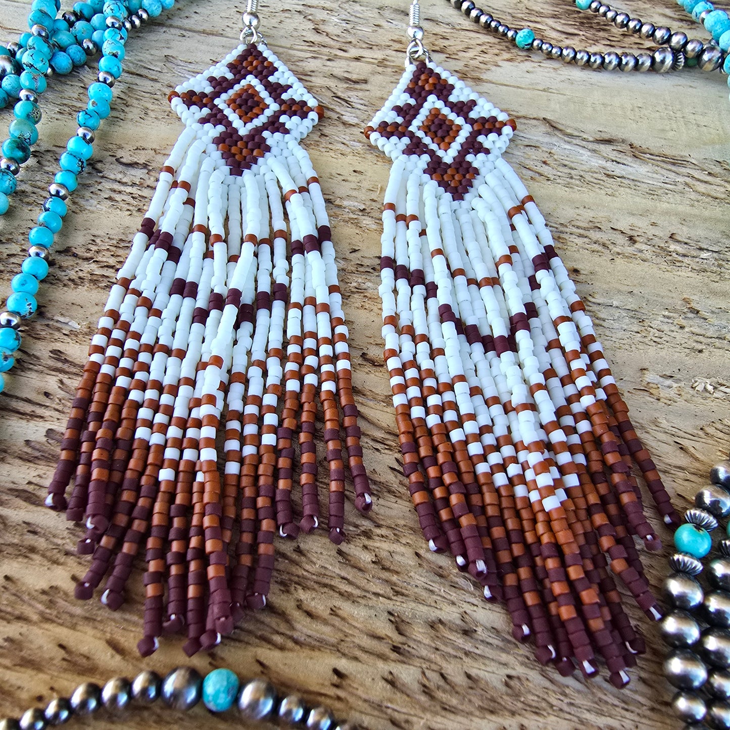 Fringe Earrings "Bay Mare"