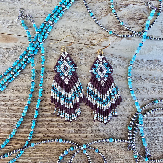 Fringe Earrings "Western Classy"