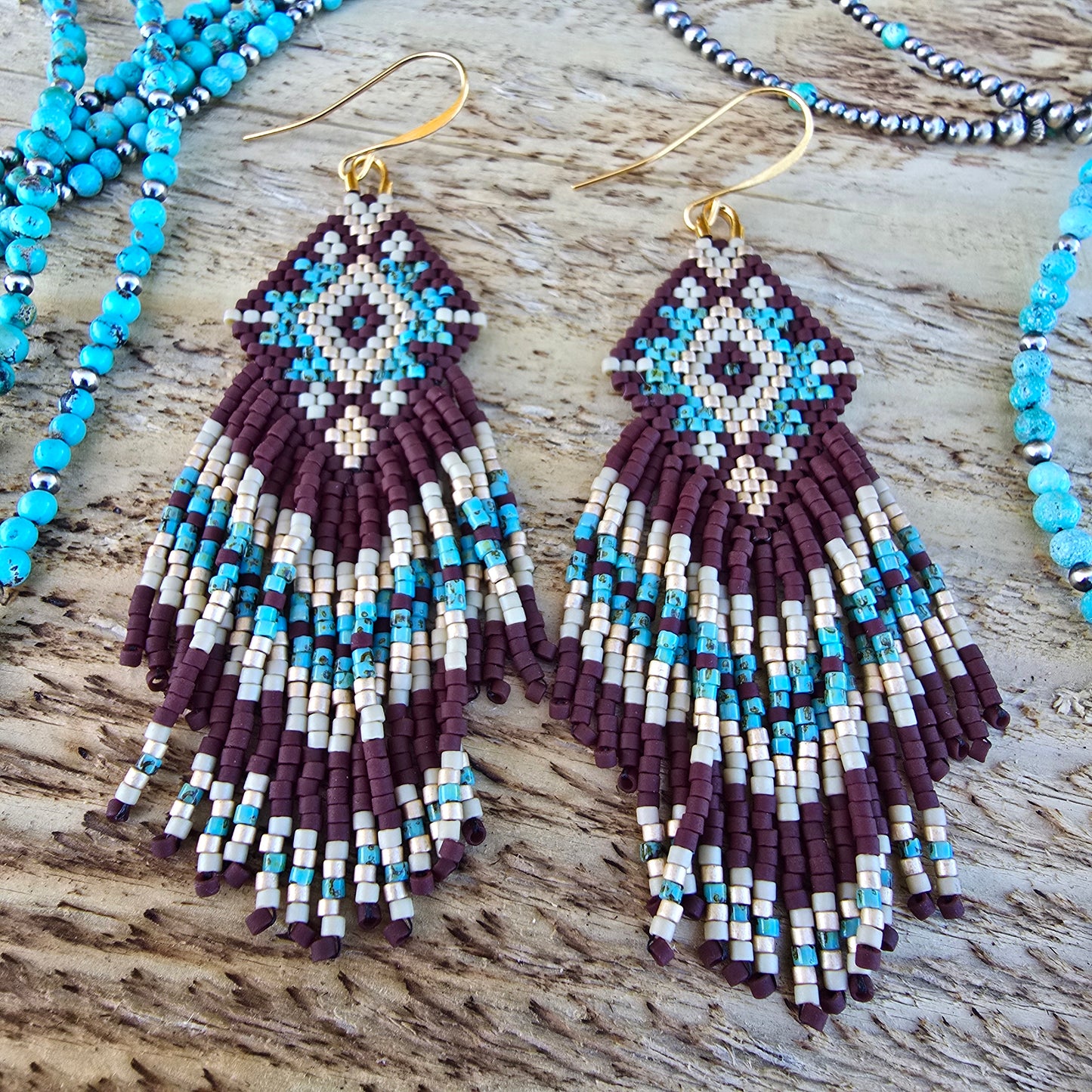 Fringe Earrings "Western Classy"