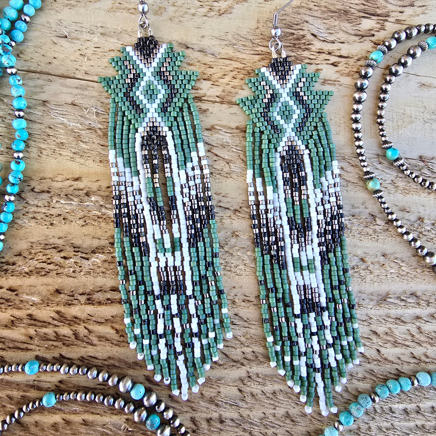 Arrowhead Fringe Earrings