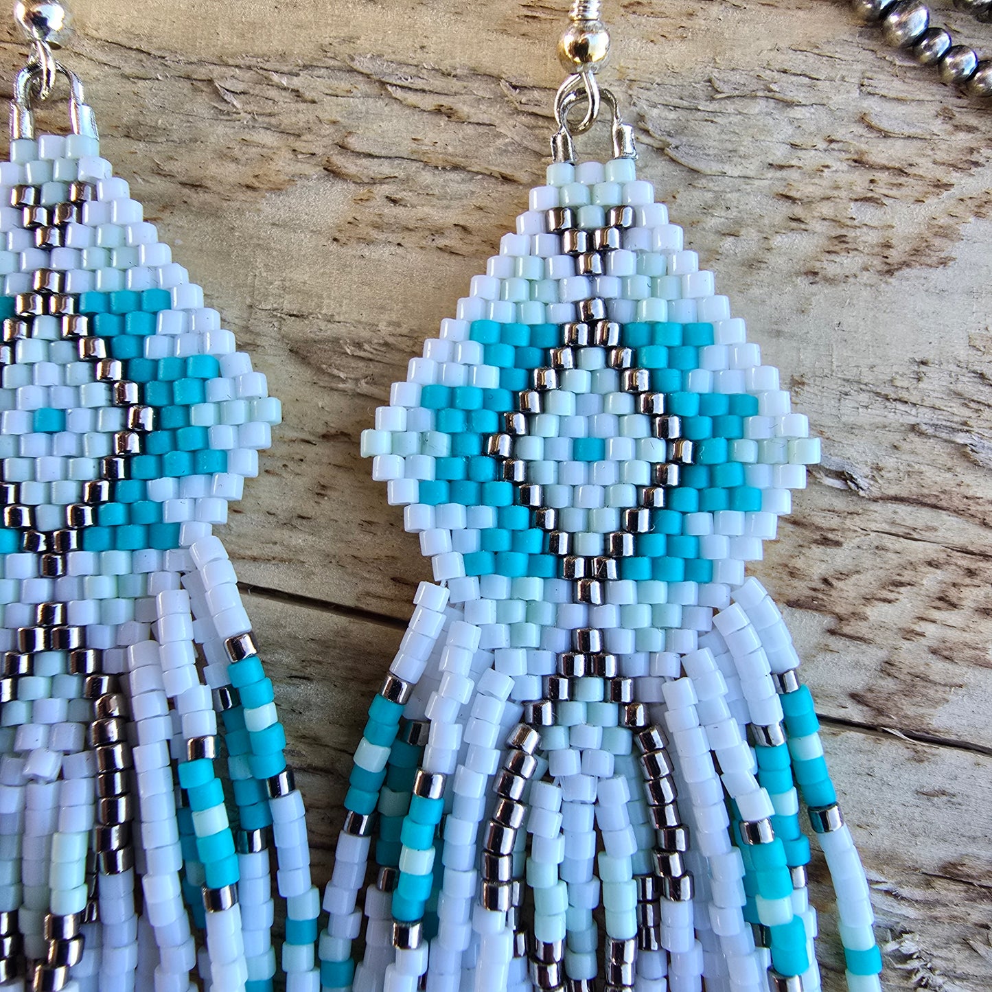 Fringe Earrings "Turquoise Pop"