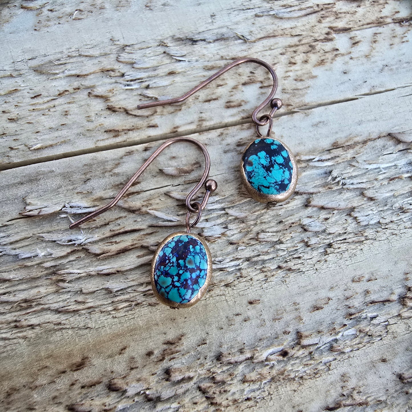 Turquoise Drop Earrings #1