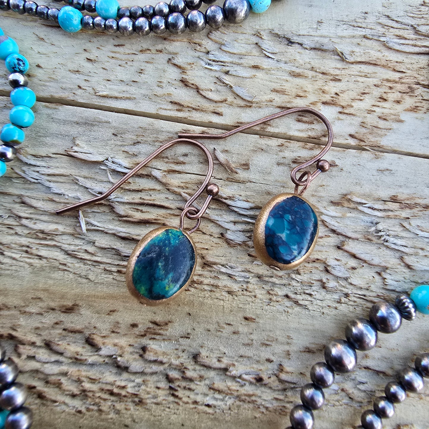 Turquoise Drop Earrings #3