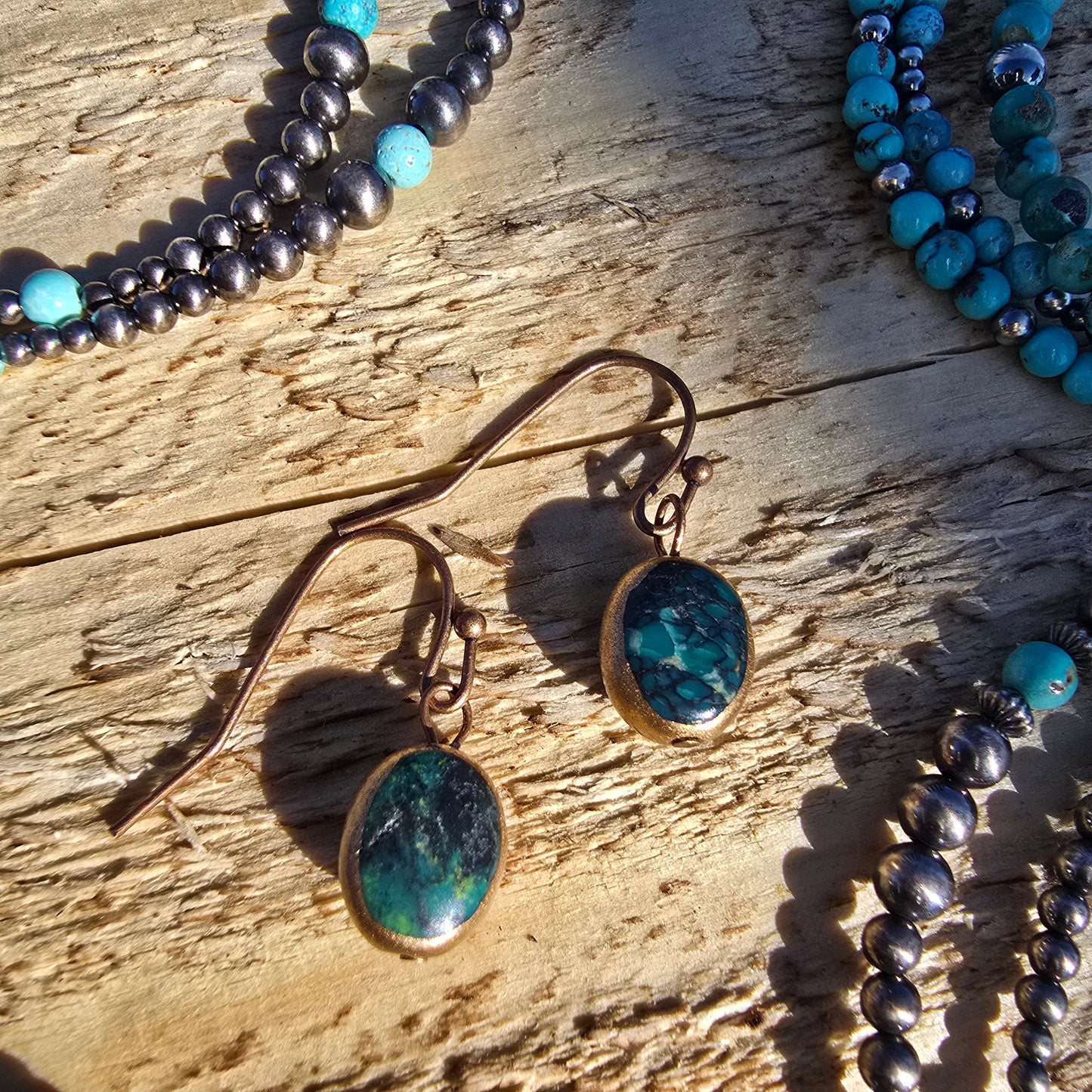 Turquoise Drop Earrings #3