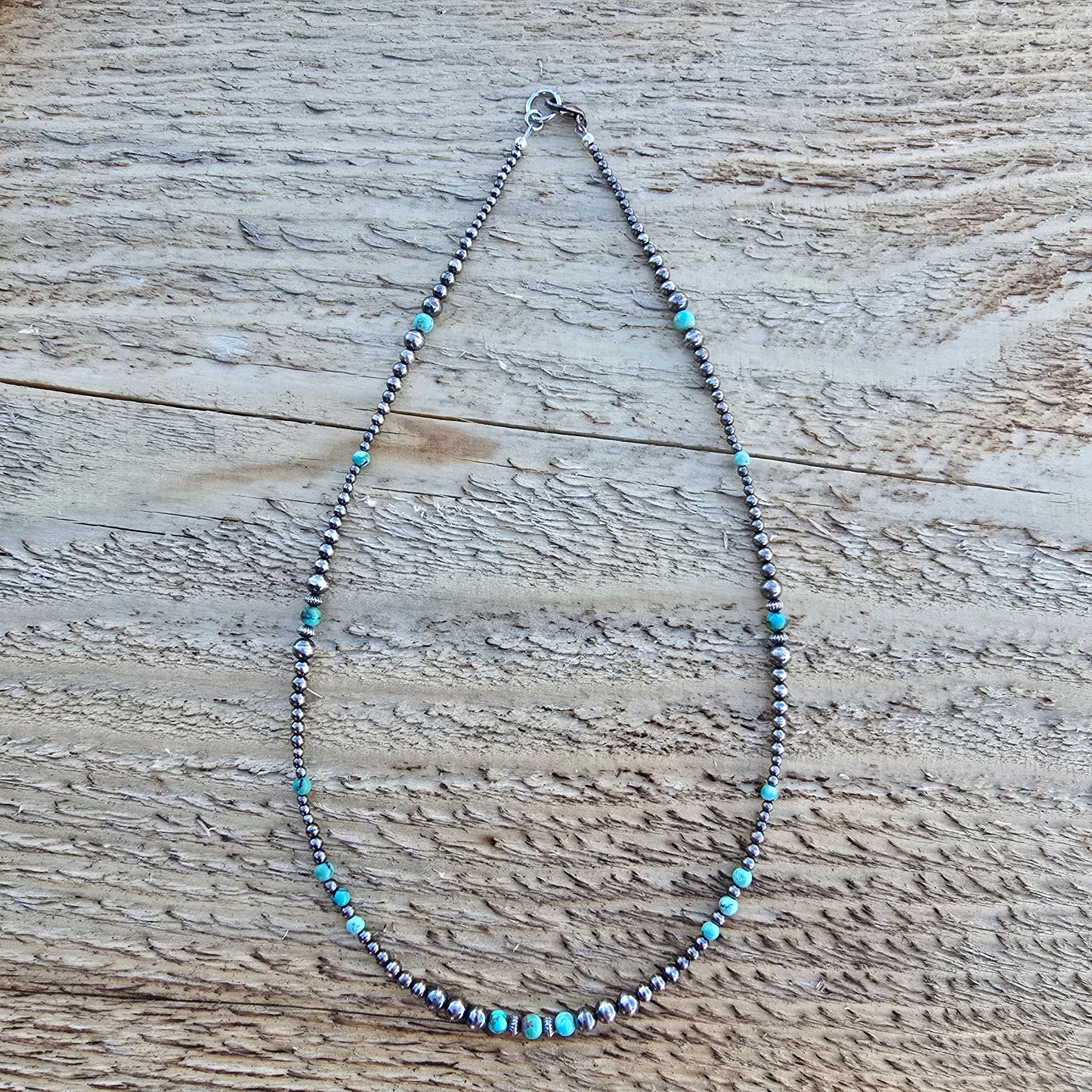 Turquoise and Navajo Pearl Necklace #2