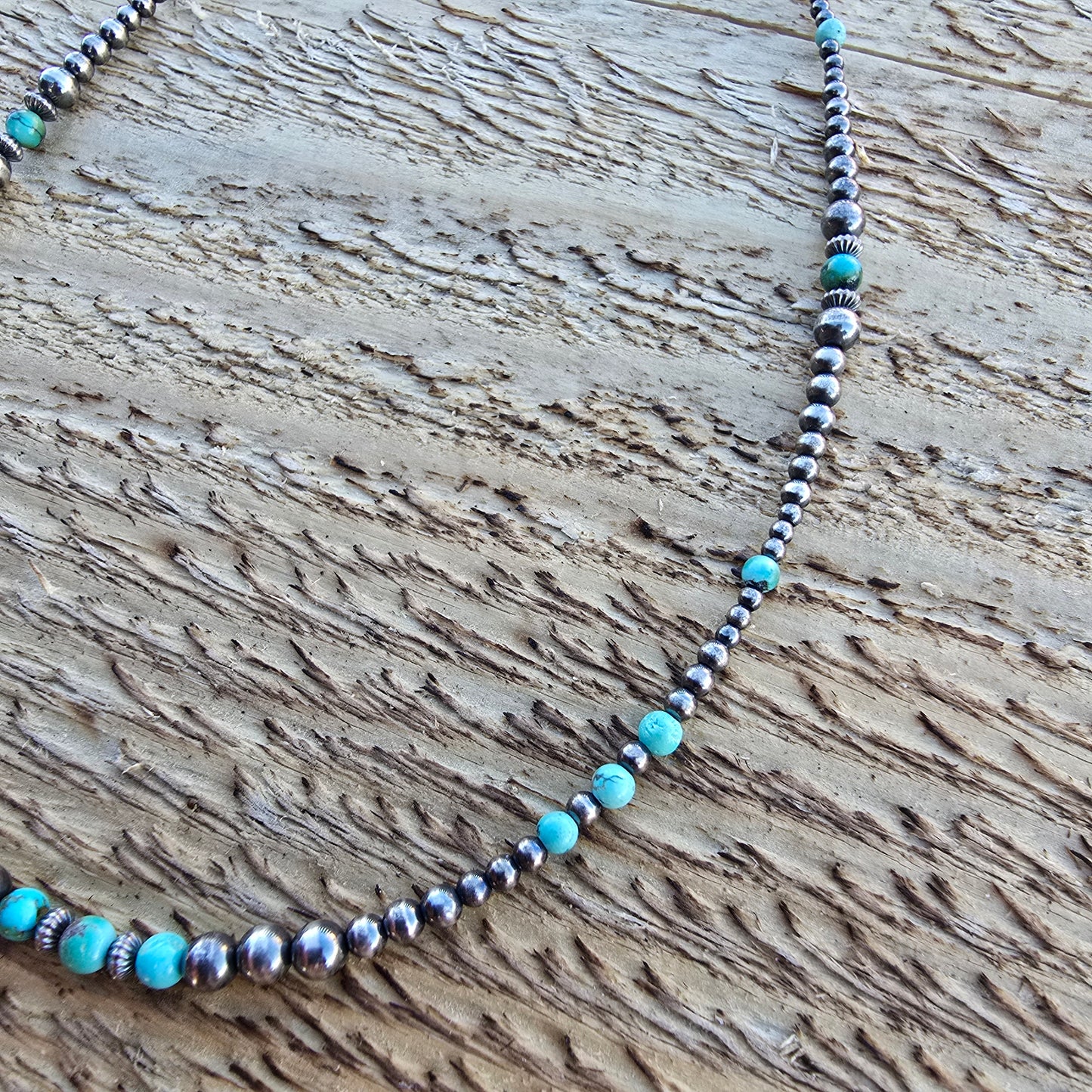 Turquoise and Navajo Pearl Necklace #2