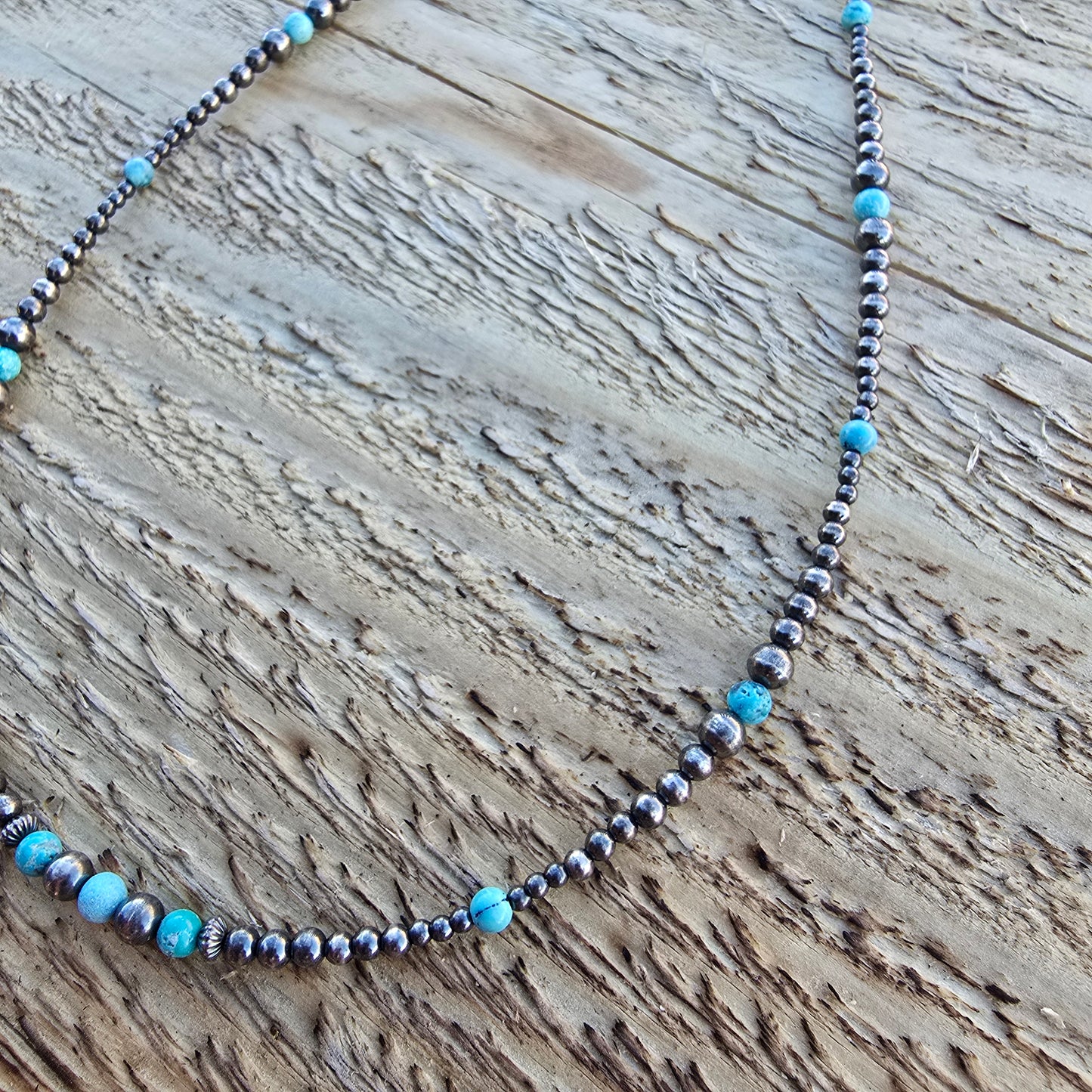 Turquoise and Navajo Pearl Necklace #3