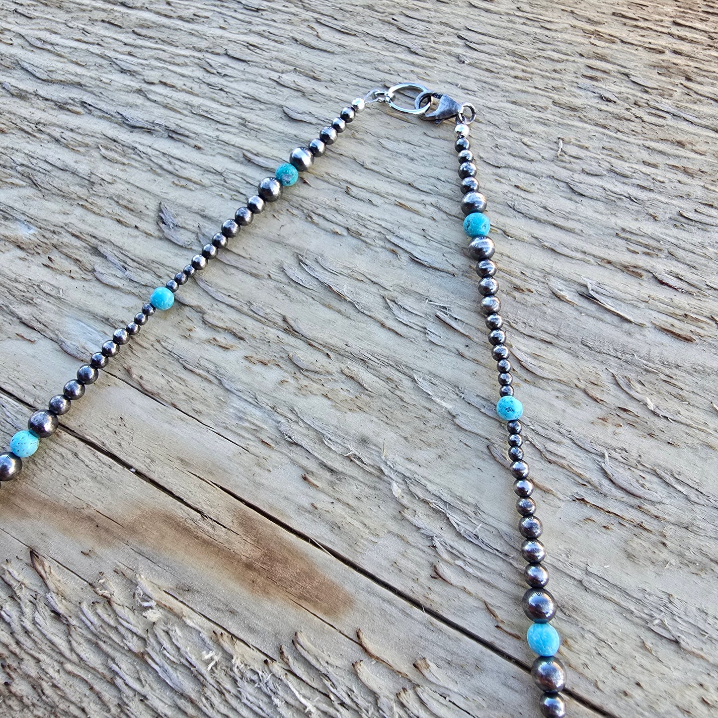 Turquoise and Navajo Pearl Necklace #3