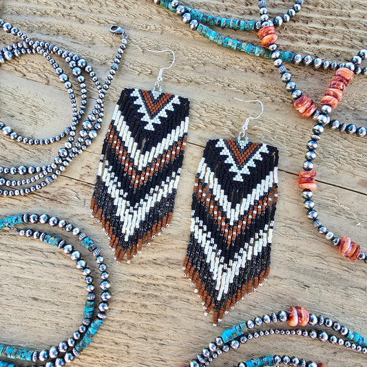 Large Fringe Earrings