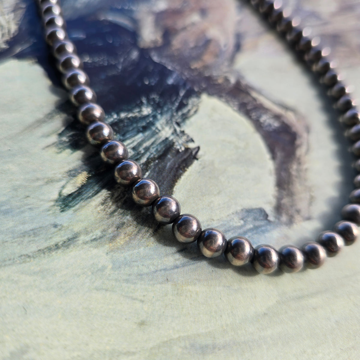 6mm Navajo Pearl Necklace (17.5")