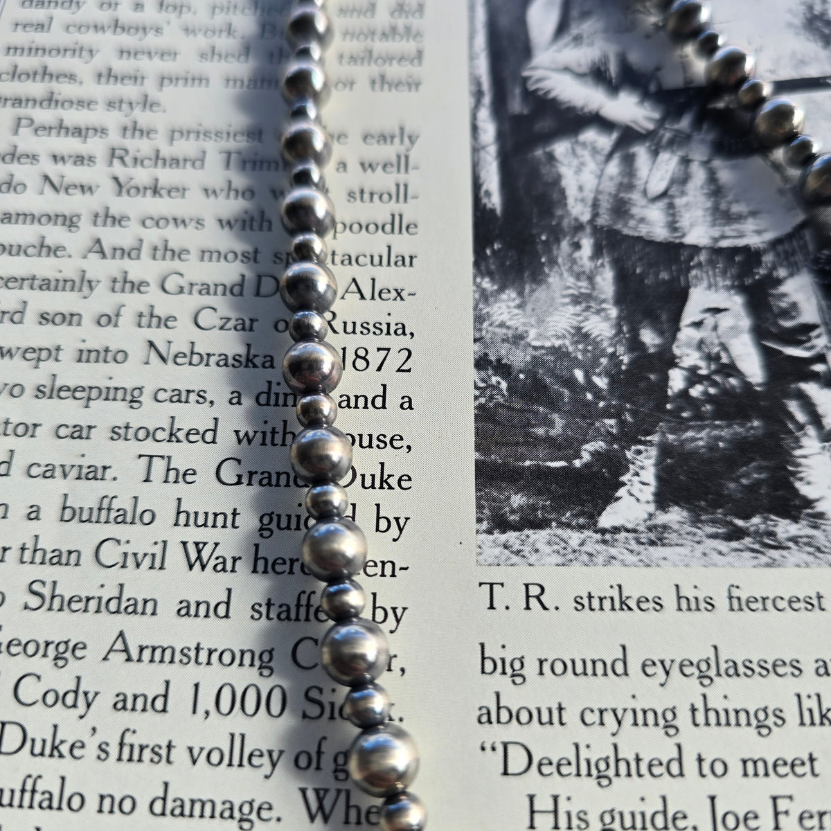Navajo Pearl Bubble Necklace (17.75")