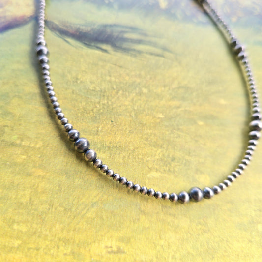 Graduated Navajo Pearl Necklace (16.5")