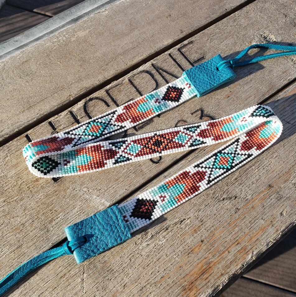 Hatband - Southwestern Aztec Hand Beaded