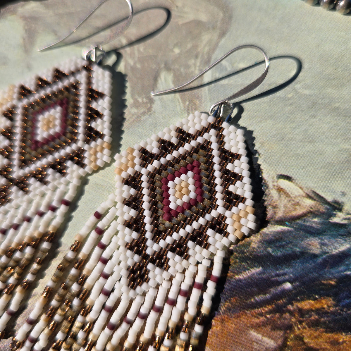 Diamond Fringe Earrings "Calamity Jane"