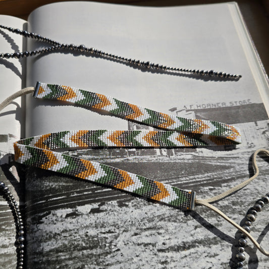 Hatband - "Earthy Chevron"