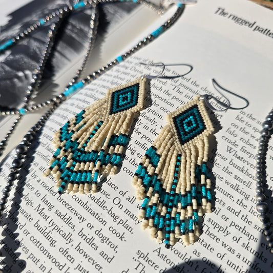 Mini Fringe Earrings "Dusty Cowgirl"