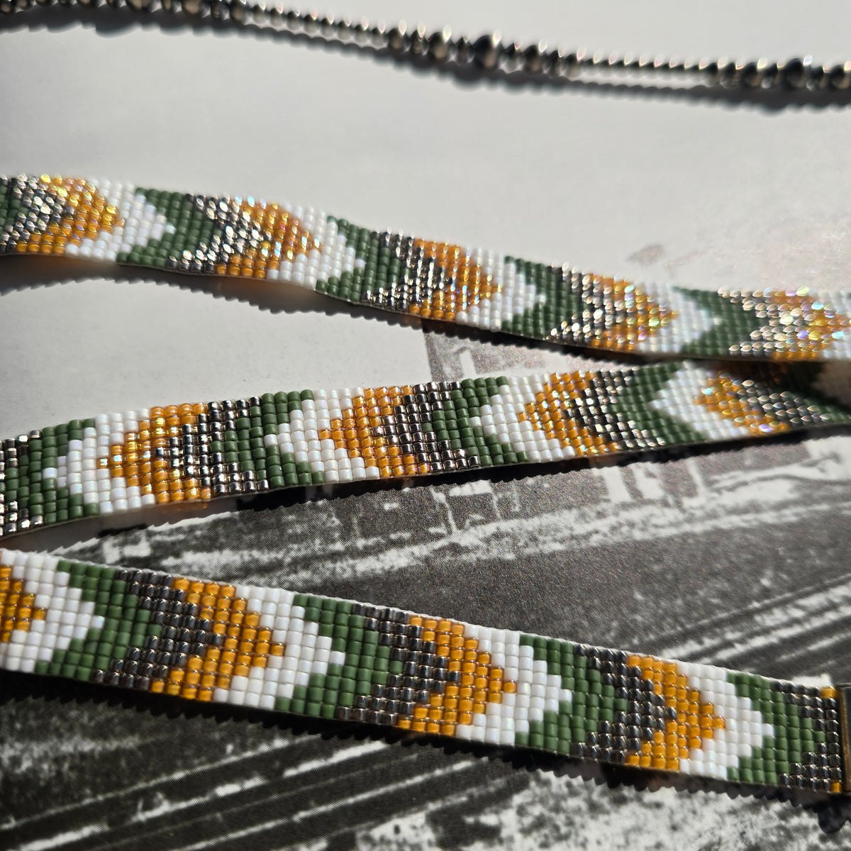 Hatband - "Earthy Chevron"