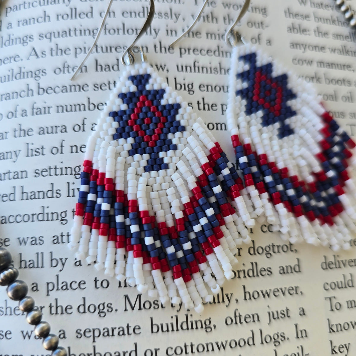 Mini Fringe Earrings "'Merica"