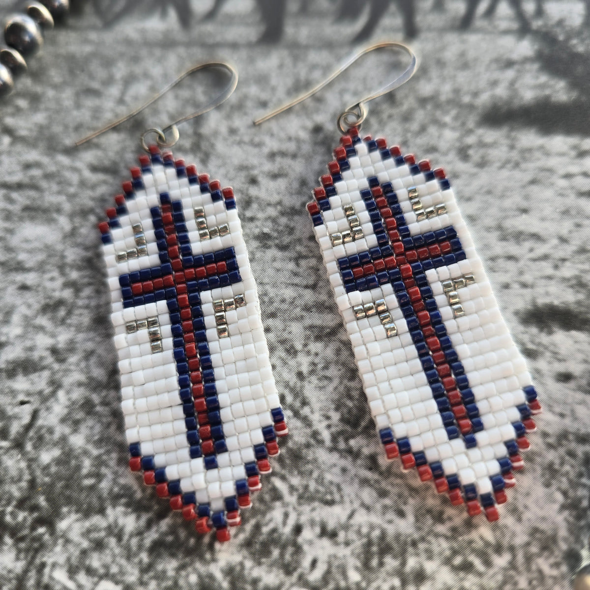 Mini Cinch Cross Earrings