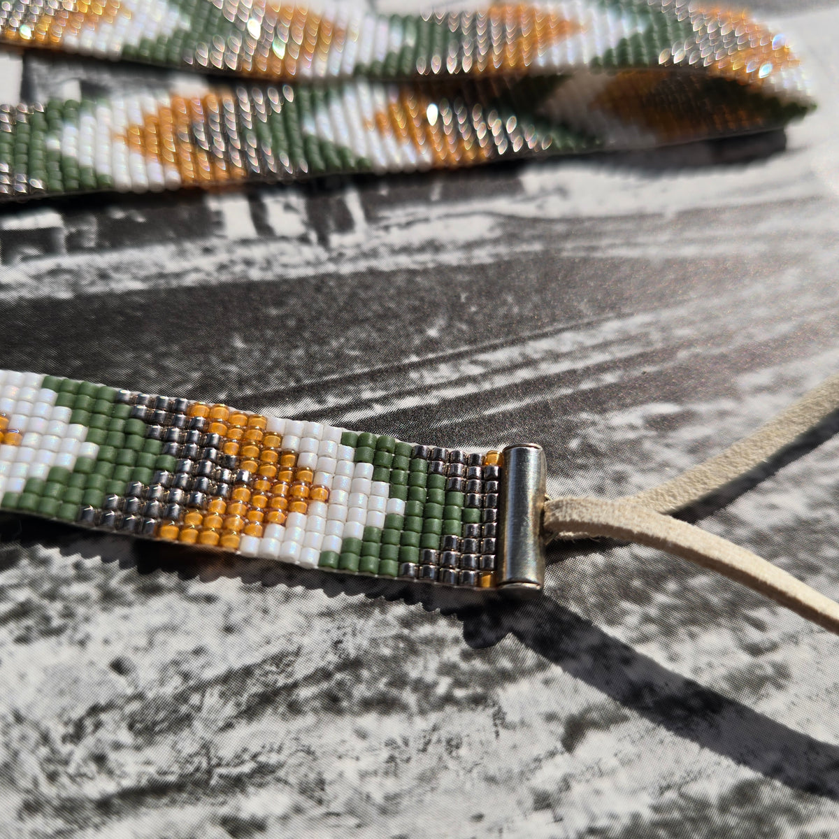 Hatband - "Earthy Chevron"